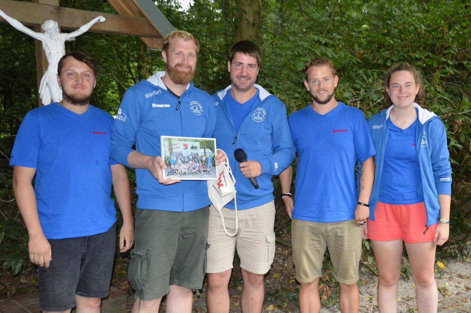 Markus Nordmann wurde von Lagerleiter Felix Möller zum Ehrenbetreuer ernannt!